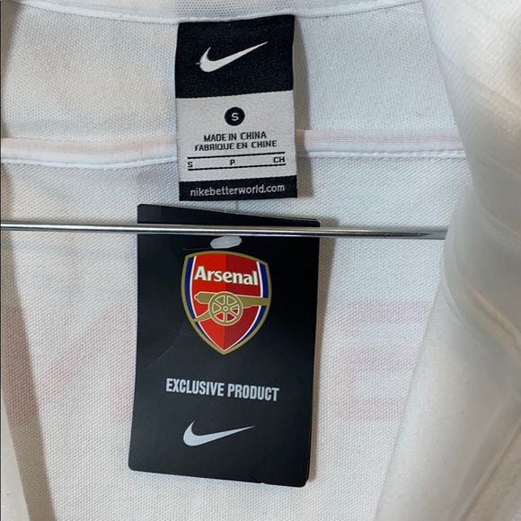 Nike Arsenal red/ white zip up size S - Picture 5 of 8